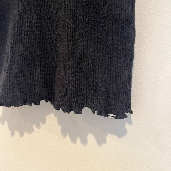 Billabong Black Crop Top Size Small - Picture 5 of 7